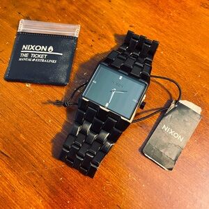 Nixon Ticket II All Black Unisex Watch